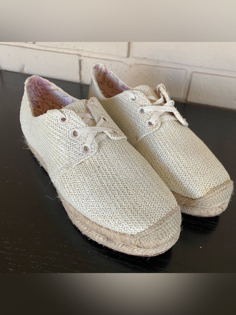 Joie Cream Lace-Up Espadrille